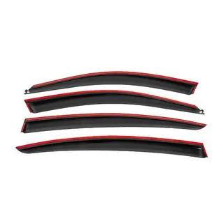 Winddeflectors met zwarte sierlijst Niken Luxury (4 stuks) foto 4