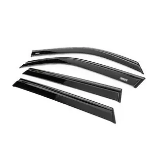 Winddeflectors met zwarte sierlijst Niken Luxury (4 stuks) foto 2