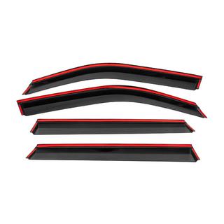 Winddeflectors met zwarte sierlijst Niken Luxury (4 stuks) Dacia Duster 2024– foto 4