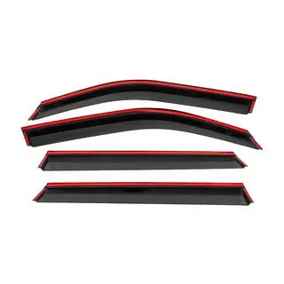Winddeflectors met zwarte sierlijst Niken Luxury (4 stuks) foto 4