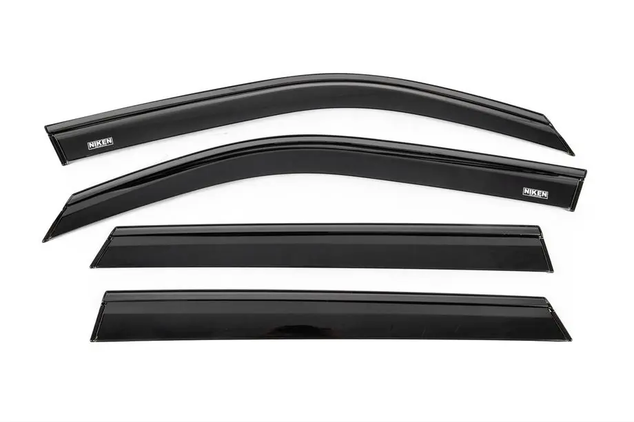 Dacia Duster 2024– Winddeflectors met zwarte sierlijst Niken Luxury (4 stuks) Image