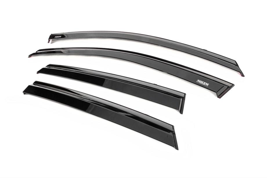Hyundai Tucson NX4 2021– Winddeflectors met zwarte sierlijst Niken Luxury (4 stuks) Foto 2
