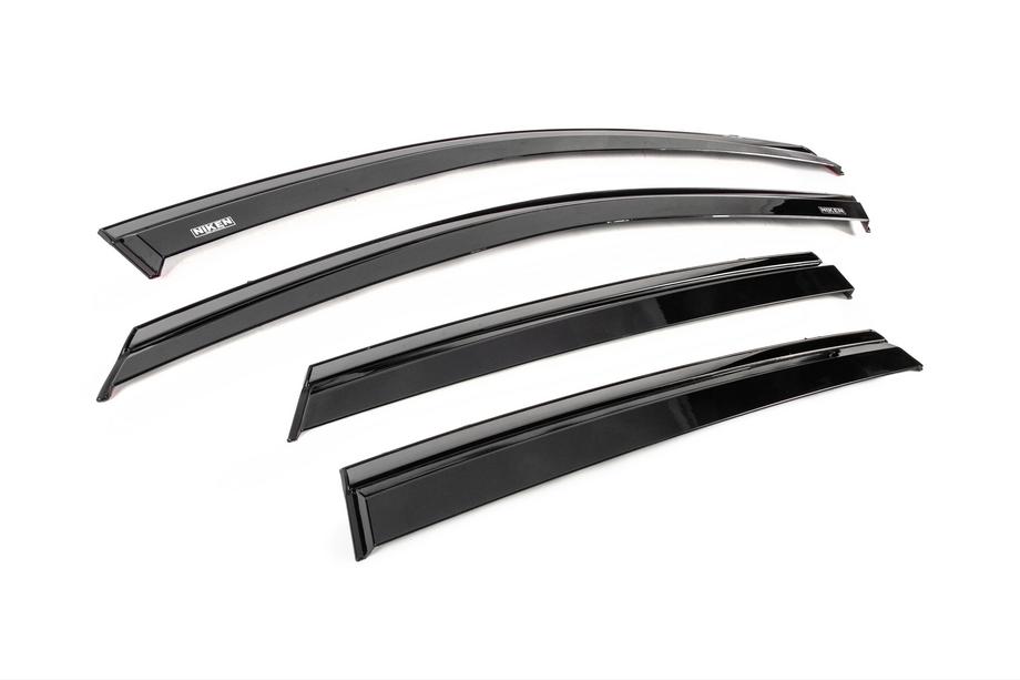 Hyundai Tucson NX4 2021– Winddeflectors met zwarte sierlijst Niken Luxury (4 stuks) Foto 3