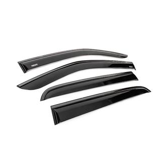 Winddeflectors met zwarte sierlijst Niken Luxury (4 stuks) Isuzu D-Max 2019– foto 3