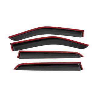 Winddeflectors met zwarte sierlijst Niken Luxury (4 stuks) Isuzu D-Max 2019– foto 4