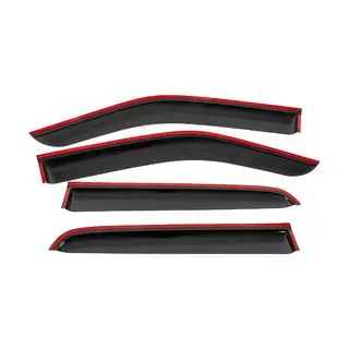 Winddeflectors met zwarte sierlijst Niken Luxury (4 stuks) foto 4
