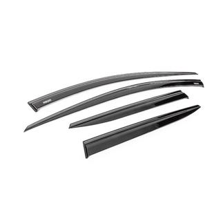 Winddeflectoren met zwarte sierlijst Niken Luxury (voor SWB, 4 stuks) Kia Sportage 2021– foto 3