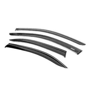 Winddeflectors met zwarte sierlijst Niken Luxury (4 stuks) foto 2