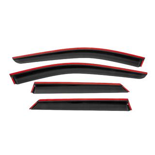 Winddeflectors met zwarte sierlijst Niken Luxury (4 stuks) foto 4