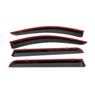 Winddeflectors met zwarte sierlijst Niken Luxury (4 stuks) foto 4