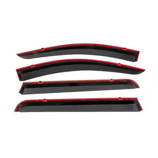 Winddeflectors met zwarte sierlijst Niken Luxury (4 stuks) foto 4