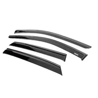Winddeflectors met zwarte sierlijst Niken Luxury (4 stuks) foto 2
