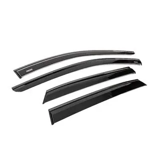 Winddeflectors met zwarte sierlijst Niken Luxury (4 stuks) foto 3