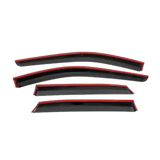 Winddeflectors met zwarte sierlijst Niken Luxury (4 stuks) foto 4