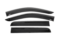 Nissan Navara/NP300 2016– Winddeflectors met zwarte sierlijst Niken Luxury (4 stuks) foto 1