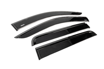 Nissan Navara/NP300 2016– Winddeflectors met zwarte sierlijst Niken Luxury (4 stuks) foto 3