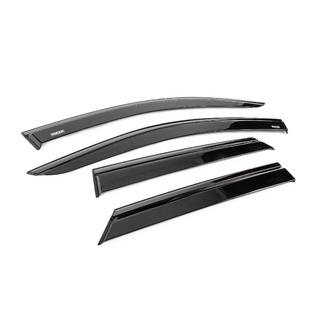 Winddeflectors met zwarte sierlijst Niken Luxury (4 stuks) Peugeot 3008 2016–2023 foto 3