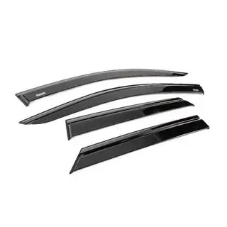 Winddeflectors met zwarte sierlijst Niken Luxury (4 stuks) Peugeot 3008 2016–2023 foto 3