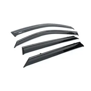 Winddeflectors met zwarte sierlijst Niken Luxury (4 stuks) foto 3