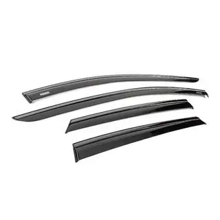 Winddeflectors met zwarte sierlijst Niken Luxury (4 stuks) Seat Leon 2013–2020 foto 3