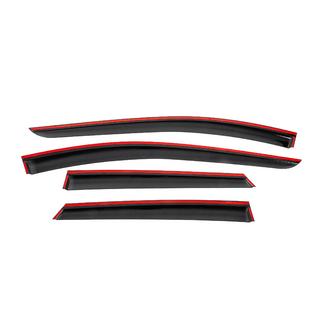 Winddeflectors met zwarte sierlijst Niken Luxury (4 stuks) foto 4