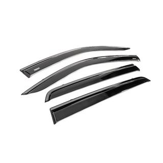 Winddeflectors met zwarte sierlijst Niken Luxury (4 stuks) foto 3