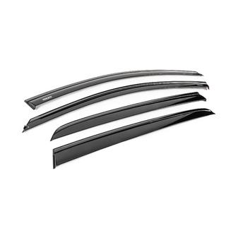 Raamwindschermen met zwarte sierlijst Niken Luxury (HB, 4 stuks) Volkswagen Golf 7/E-Golf 2012–2020 foto 3