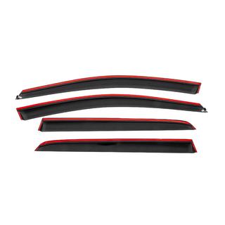 Raamwindschermen met zwarte sierlijst Niken Luxury (HB, 4 stuks) Volkswagen Golf 7/E-Golf 2012–2020 foto 4