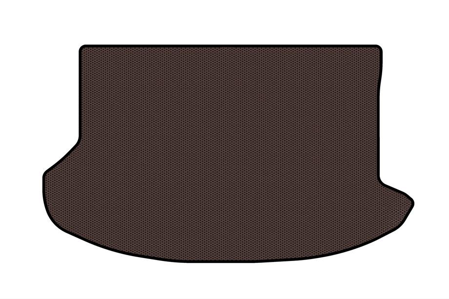 Subaru Impreza 2007–2011 Rubberen kofferbakmat Carsuit (HB, Bruin) Foto 1
