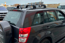 Suzuki Grand Vitara 2005–2017 Dakdragers (dwarsbalken) voor originele bevestigingspunten Ecem V3 (2 stuks) Grijs, 110 cm foto 2
