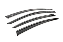 Volkswagen Passat B8 2015–2023 Winddeflectors met zwarte sierlijst Niken Luxury (4 stuks) foto 3