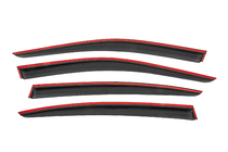 Volkswagen Passat B8 2015–2023 Winddeflectors met zwarte sierlijst Niken Luxury (4 stuks) foto 4
