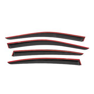 Winddeflectors met zwarte sierlijst Niken Luxury (4 stuks) foto 4