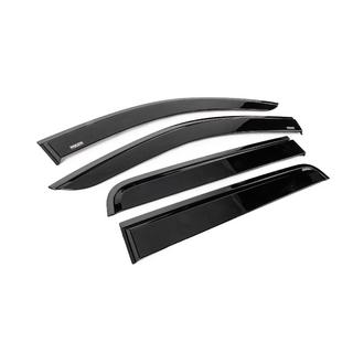 Winddeflectors met zwarte sierlijst Niken Luxury (4 stuks) foto 3
