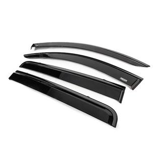 Winddeflectors met zwarte sierlijst Niken Luxury (4 stuks) foto 2