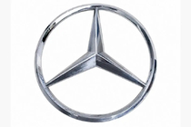 Mercedes GLE/ML-klasse W166 2011–2018 Voor-embleem (21 cm) foto 1