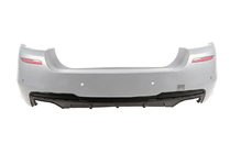 BMW 5 Serie F10/F11 2010–2016 Achterbumperdiffuser voor quad-uitlaat V1 (voor M-Performance) foto 1