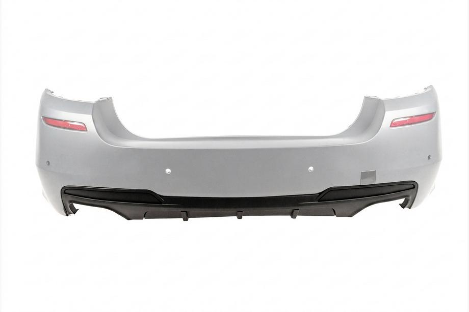 BMW 5 Serie F10/F11 2010–2016 Achterbumperdiffuser voor quad-uitlaat V1 (voor M-Performance) Image