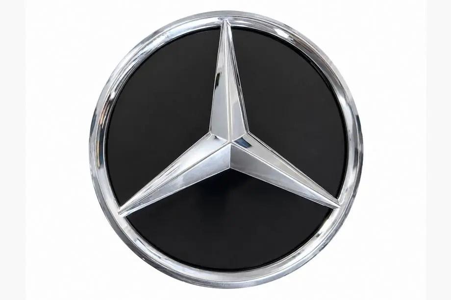 Mercedes GLE/ML-klasse W166 2011–2018 Voorembleem met glanzende behuizing (18,4 cm) Image