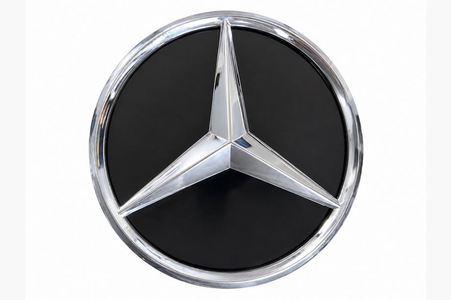 Mercedes GL-klasse X164 2006–2012 Voorembleem met glanzende behuizing (18,4 cm) Image