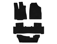 Acura MDX 2013–2020 Textiele automatten Deluxe (3 rijen, zwart) foto 1