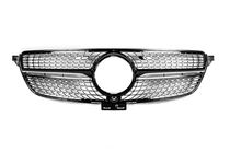 Mercedes GLE/ML-klasse W166 2011–2018 B-keus tuning grille Diamond Black (GLE) foto 1