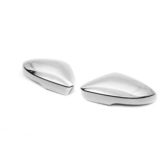 Spiegelkappen (2 stuks, RVS) Skoda Octavia III A7 2013–2019 foto 2
