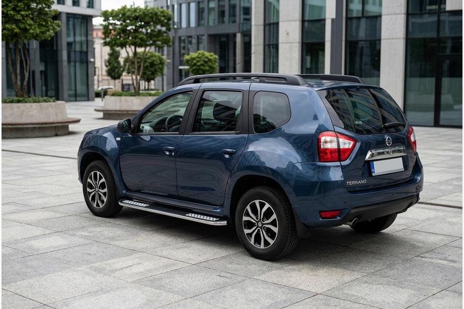 Nissan Terrano 2014– Side steps Tayga V2 (2 stuks, aluminium) Foto 1
