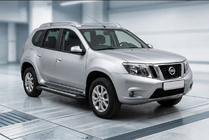 Nissan Terrano 2014– Zijtreden Vision New Black (2 stuks, aluminium) foto 1