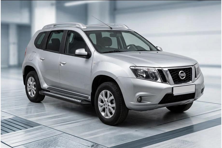 Nissan Terrano 2014– Zijtreden Vision New Black (2 stuks, aluminium) Image