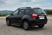 Nissan Terrano 2014– Side steps Bosphorus Grey (set van 2, aluminium) foto 1