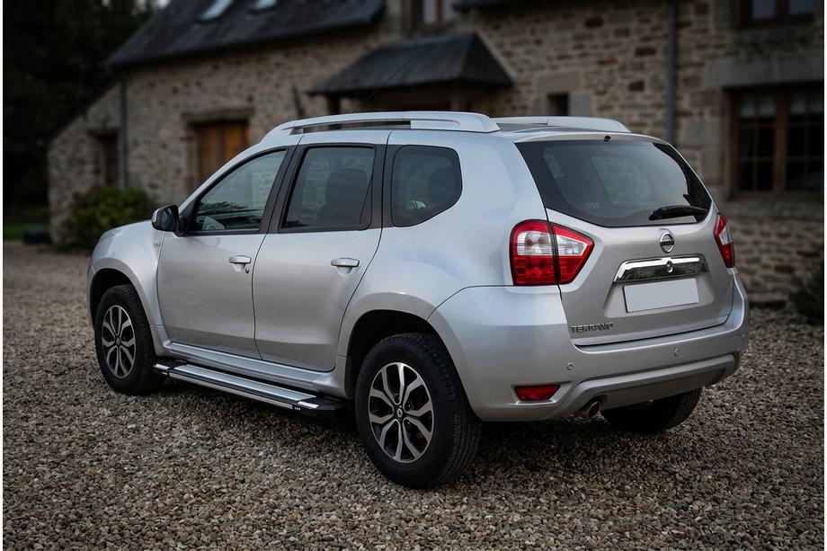 Nissan Terrano 2014– Rainbow zijtreden (set van 2, aluminium) Image