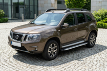 Nissan Terrano 2014– Side steps Shining V1 (2 st., aluminium) foto 1