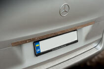 Mercedes Vito/V-klasse W447 2014– Brede sierlijst boven kenteken (RVS) Carmos - Turks staal foto 3